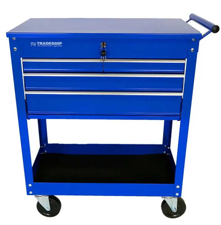 Tqb Workshop Tool Trolley 4 Drawer Lockable Top 6052 1