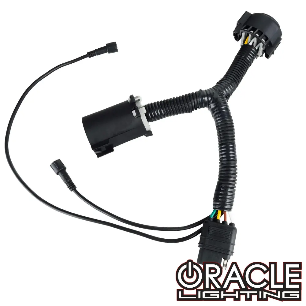 Oracle Lighting 7 Pin Trailer Wiring T-Harness Adapter Plug For '20-Newer Jeep Gladiator Jt 1