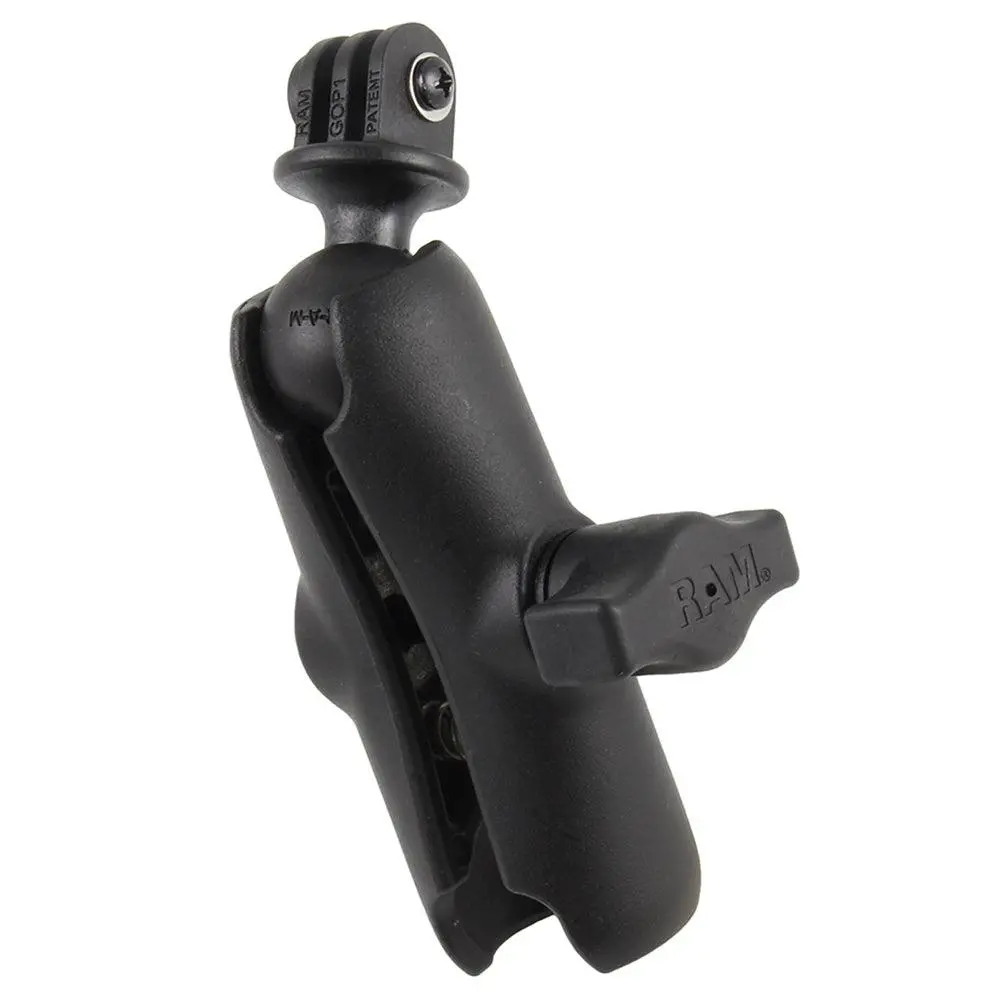 Ram Mount Gopro Hero Adapter With Double Socket Arm [Ram-B-202-Gop1-201U] 1