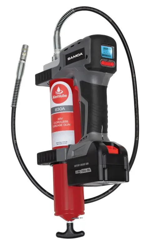 Alemlube 20V Lithium-Ion Cordless Grease Gun 450G 630A 1
