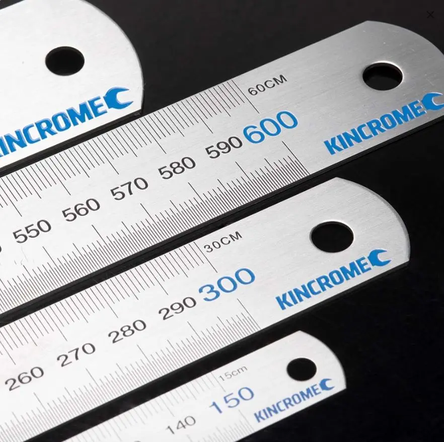 Kincrome Stainless Steel Ruler Metric 150Mm 300Mm 600Mm 1000Mm 64006 1