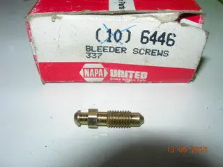 Screw, Bleeder - Brake 1