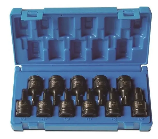 Action Socket Set Torx 1/2" Drive 11 Piece 647211101 1
