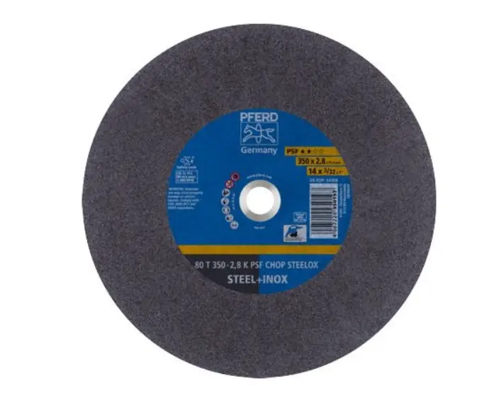 Pferd Low Speed Stationary Cut-Off Wheel Steel Stainless Steel 350Mm 80 T 350-2.8 Psf Chop Steelox/25,4 Ref 73001321 - 66323575 1