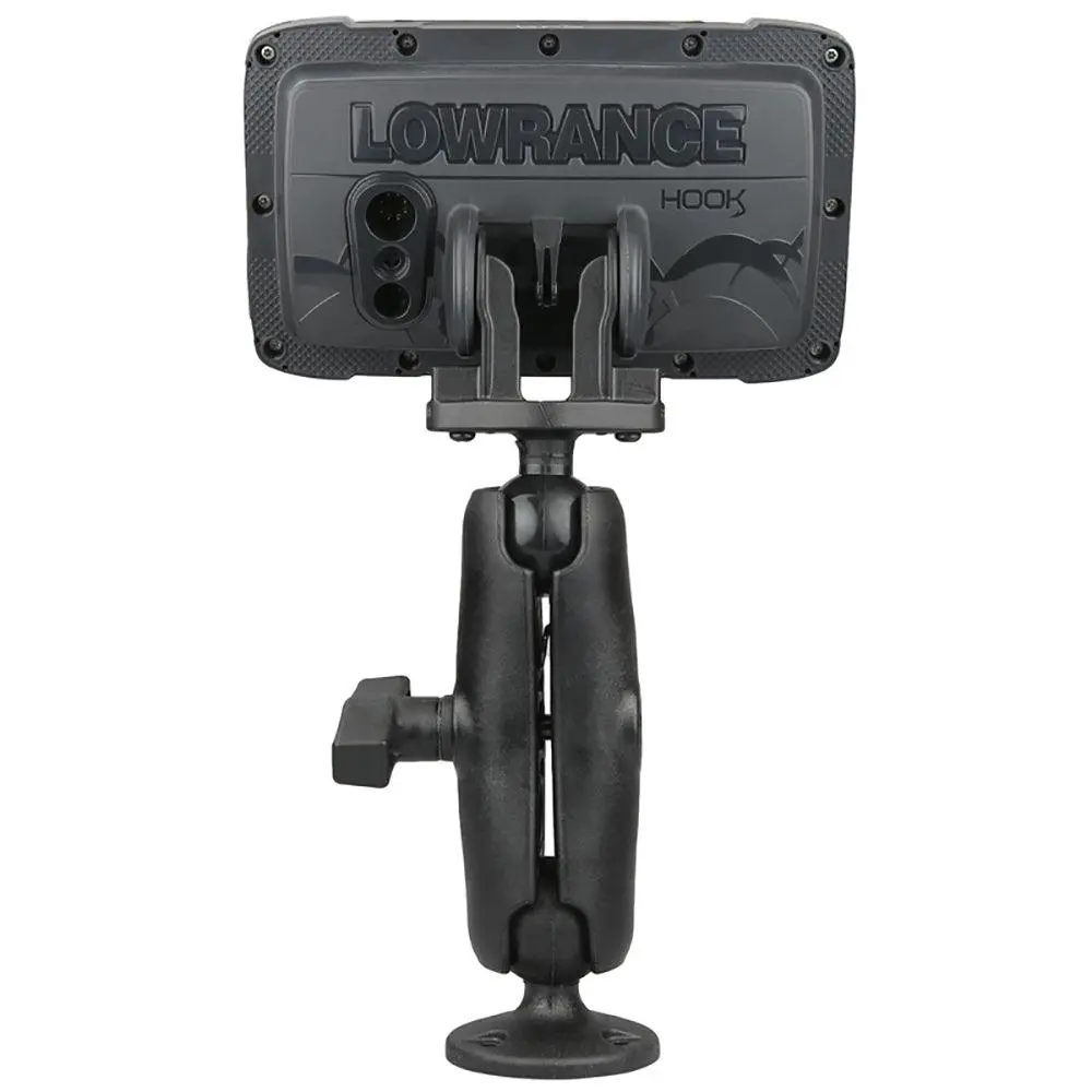 Ram Mount C Size 1.5" Composite Fishfinder Mount For The Lowrance Hook2 Series [Rap-101-Lo12] 1