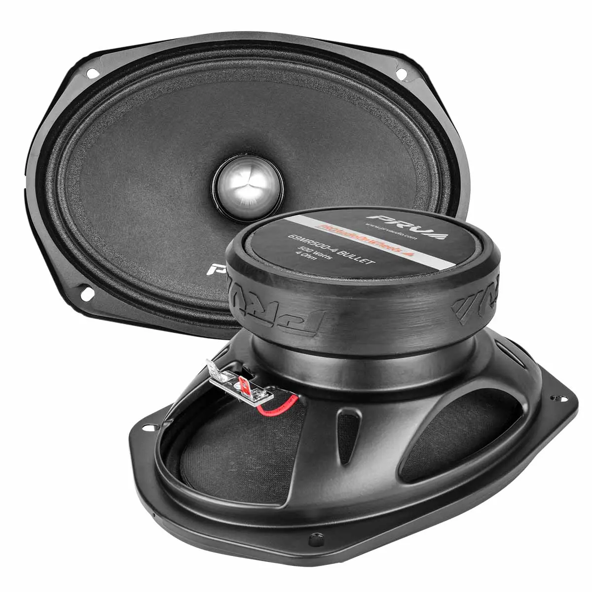 Prv Audio 69Mr500-4 Bullet 6X9 6" X 9" 500W Midrange Car Pro Audio Speaker Mid 1