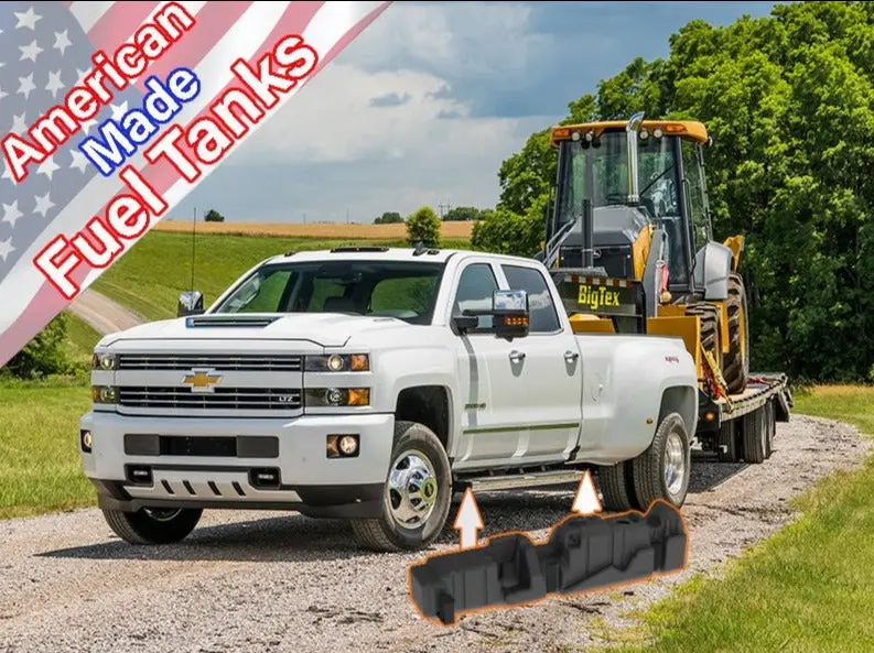 Titan Extra Capacity Fuel Tank For 2017-2019 Gm 2500/3500Hd Duramax 1