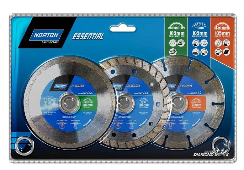 Norton Essential Diamond Blade Triple Pack 105Mm X 16Mm 70184601088 1