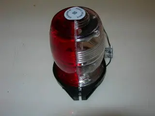 Beacon, Strobe Flash Tube - 12 V - Red/Clear Lens - Whelen 1