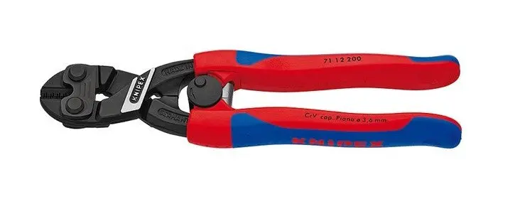 Knipex Compact Bolt Cutter 200Mm With Opening Spring 7112200Sb 1