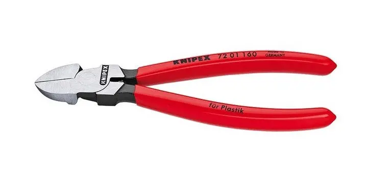 Knipex Diagonal Flush Cutter  For Plastic 160Mm 7201160Sb 1