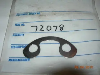 Lockplate, Camshaft Gear - .3125 Bolt Hole X 1.33" 1