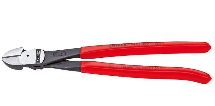 Knipex  High Leverage Diagonal Cutter 250Mm 7401250Sb 1