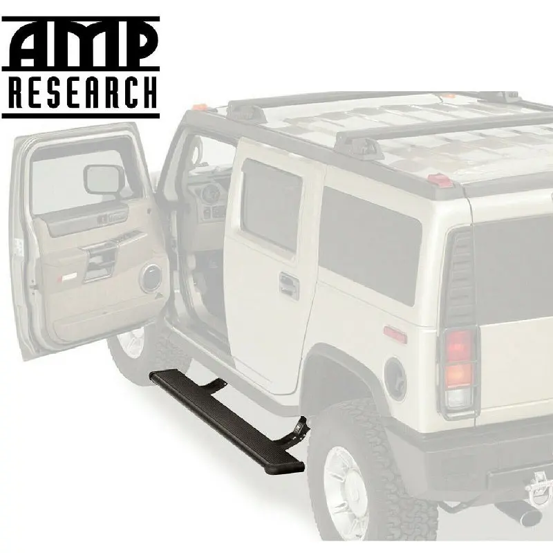 Amp Research Running Board Power Steps For '03-'09 Hummer H2 & '05-'09 H2 Sut 1