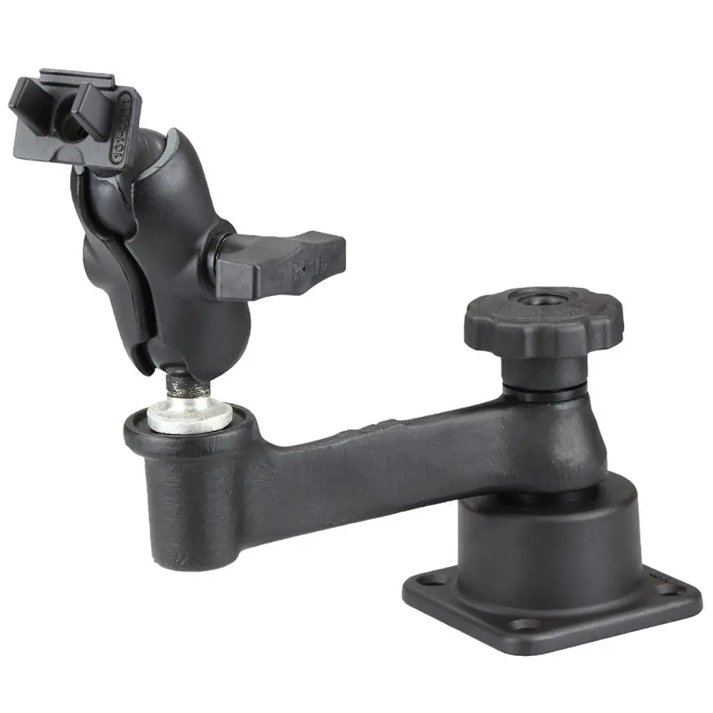 Ram Mount Horizontal Swing Arm Mount F/Lowrance Elite-5 Series [Ram-109H-2B-B-Lo11] 1
