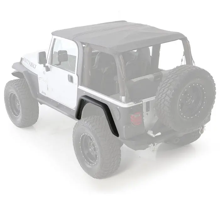 Smittybilt Xrc 3" Rear Fender Flares (Pair) For '97-'06 Jeep Wrangler Tj 1