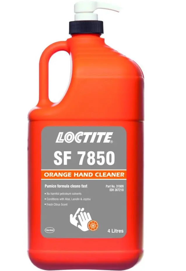 Loctite Hand Cleaner Orange 4 Litre Pump Bottle  Sf-7850-4L/Loctite 1