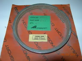 Ring, Oil - 4.375" Bore - Chrome - 0235C1b 1
