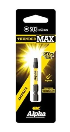 Alpha Thundermax Square Sq3 X 50Mm Power Bit Carded Csq350sm 1