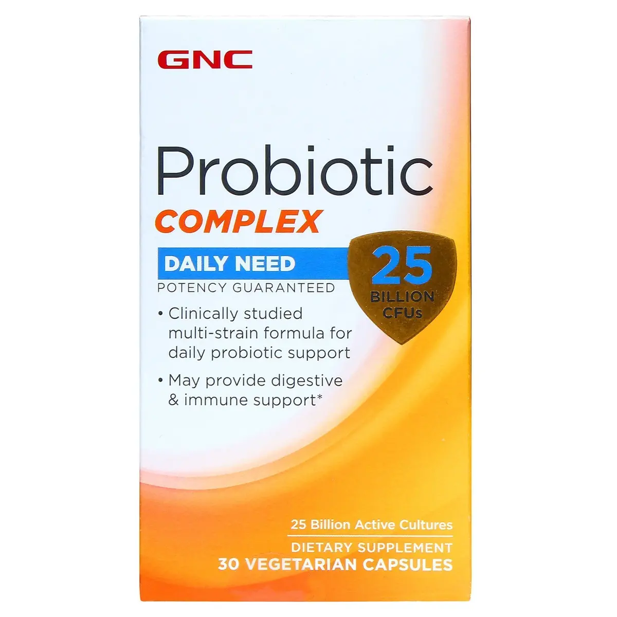 Gnc Probiotic Complex With 25 Billion Cfus 1
