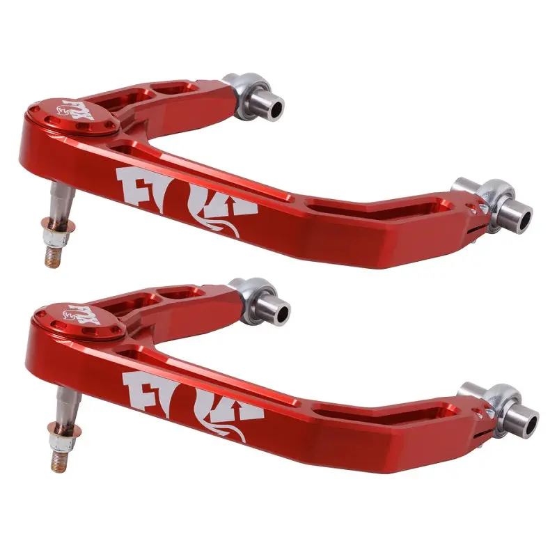 Fox Racing Red Front Upper Control Arms For 19-25 Gm Silverado Sierra 1500 1