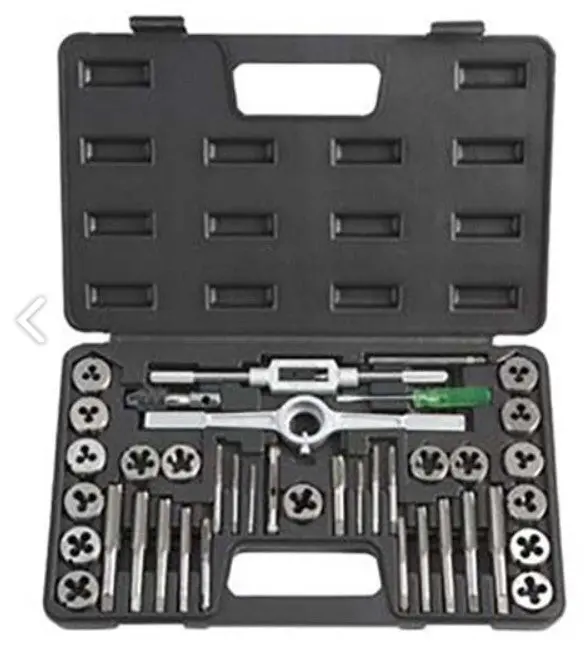 Saber 39 Piece S3 Tap And Die Set - Unc/Unf + 1/8" Npt 8050-S3 1
