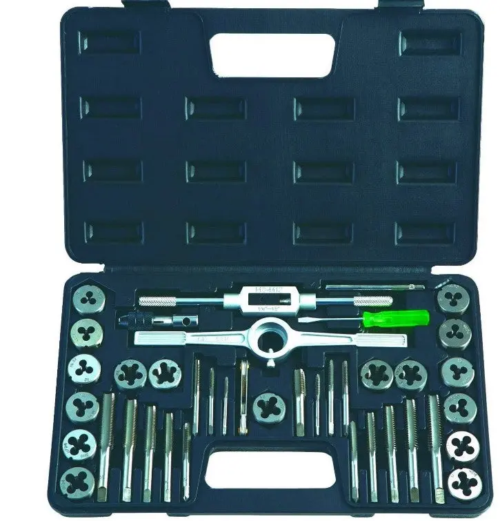 Saber 39 Piece  S4 Tap And Die Set - Metric + 1/8" Npt 8050-S4 1