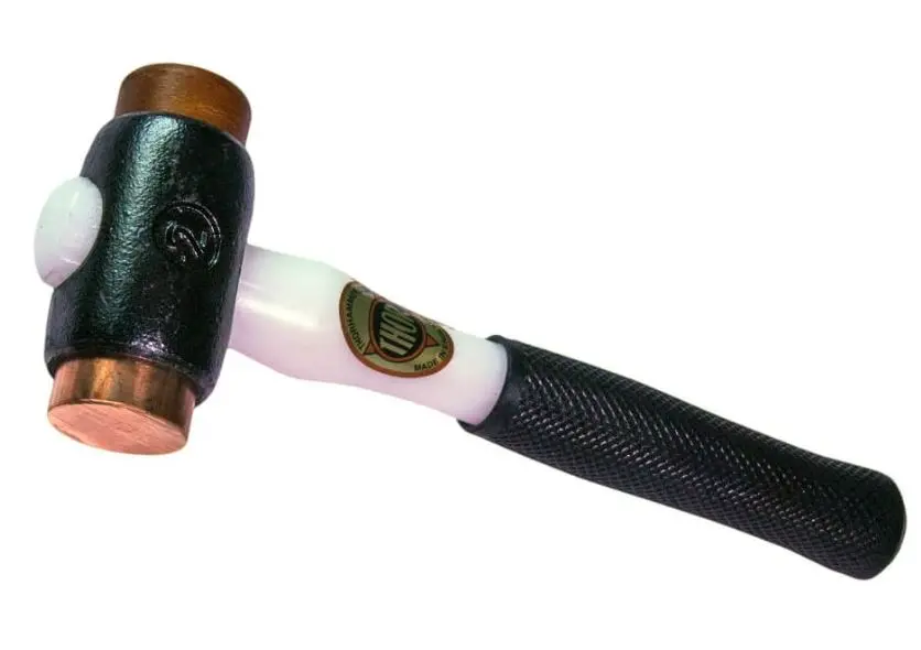 Thor 775G Copper/Rawhide 32Mm Hammer With Plastic Handle  810174 1