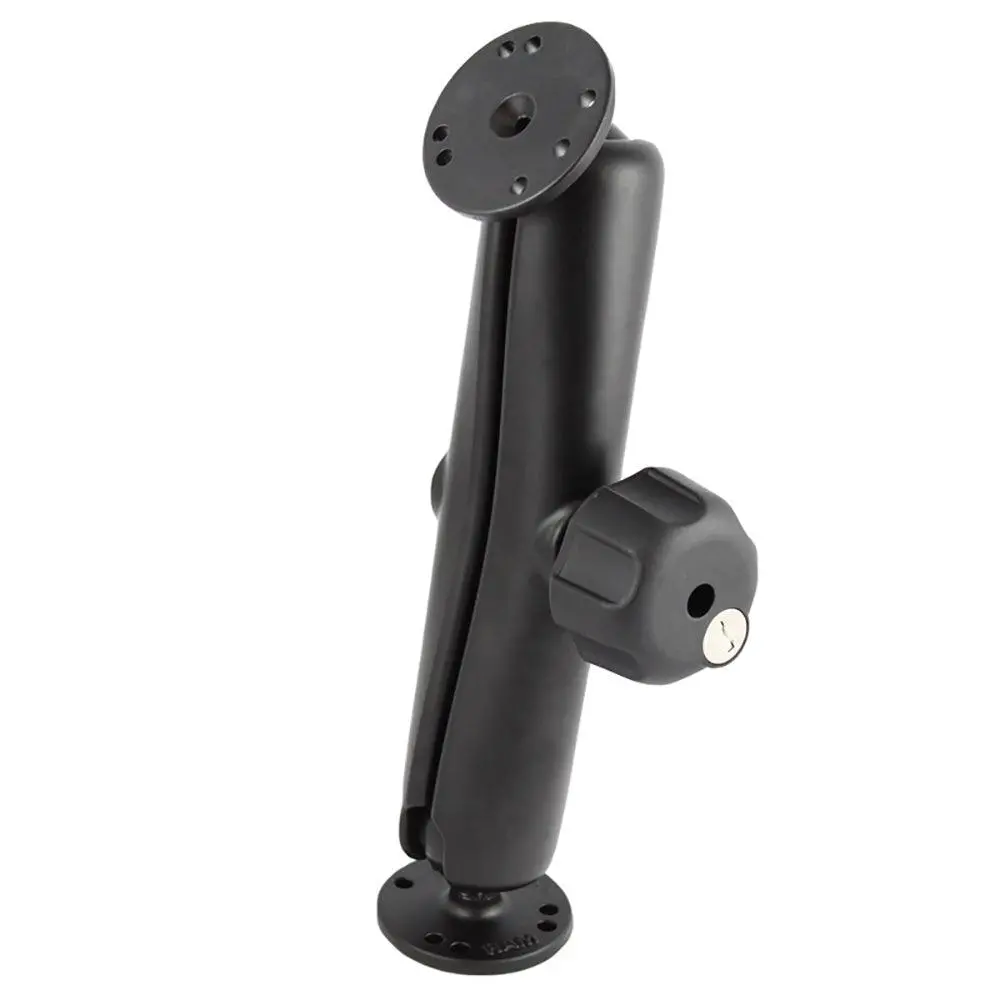 Ram Mount Ram Double Ball Mount W/Key Lock Knob [Ram-101U-Dl] 1