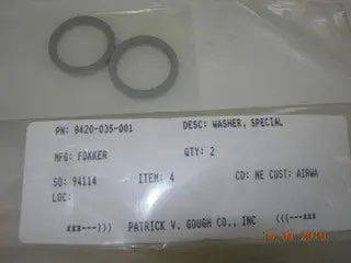 Washer, Flat - Fokker 1