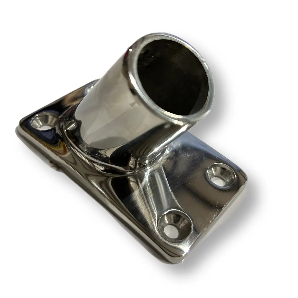 Marine Hardware 60º 7/8" Rectangle Base Fitting, 3”X1-3/4”, Ssfb66042 1