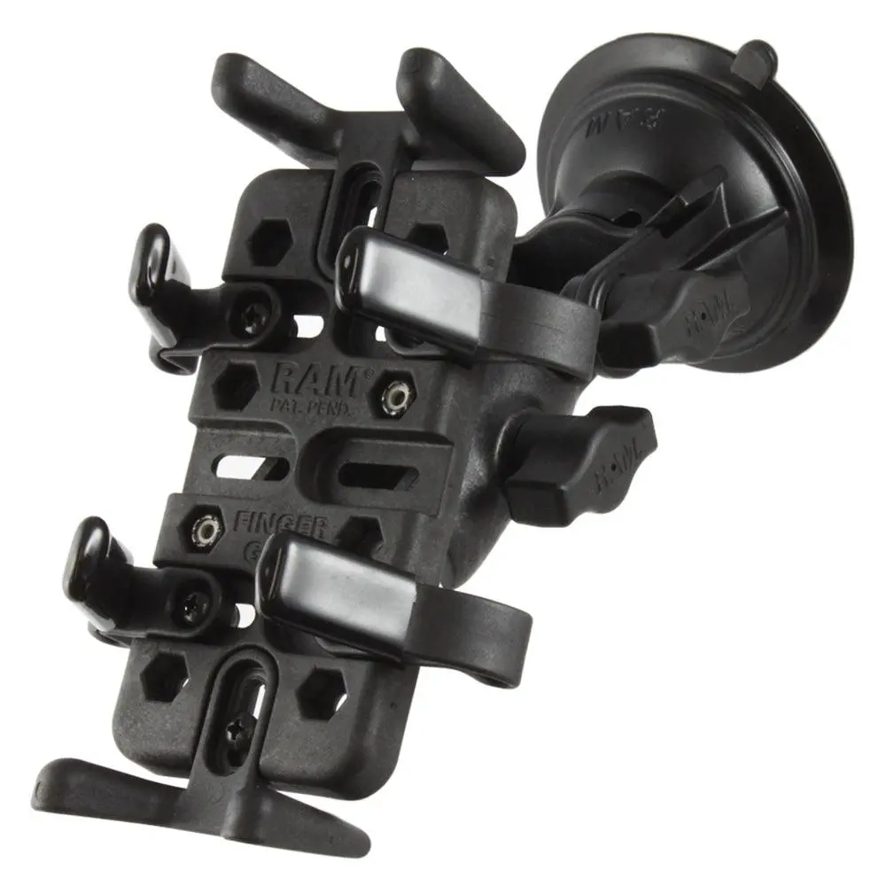 Ram Mount Ram Finger-Grip Universal Mount W/Ram Twist-Lock Suction Cup [Rap-B-104-224-Un4u] 1