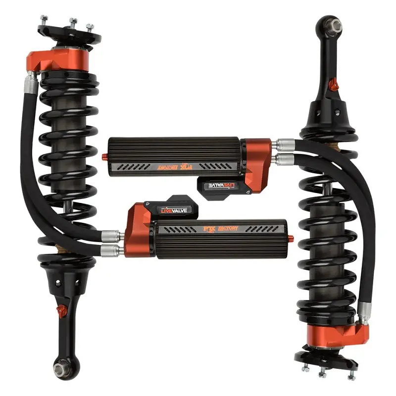 Fox 3.0 Race Front Coilovers Live Valve Pair 2" Lift For 19-20 Ford F150 Raptor 1