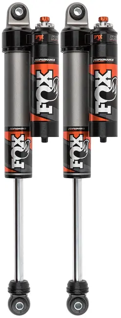 Fox 2.5 Performance Elite Series Rear Piggyback Adjustable Shocks For '17-'25 Superduty Ford F250 / F350 1