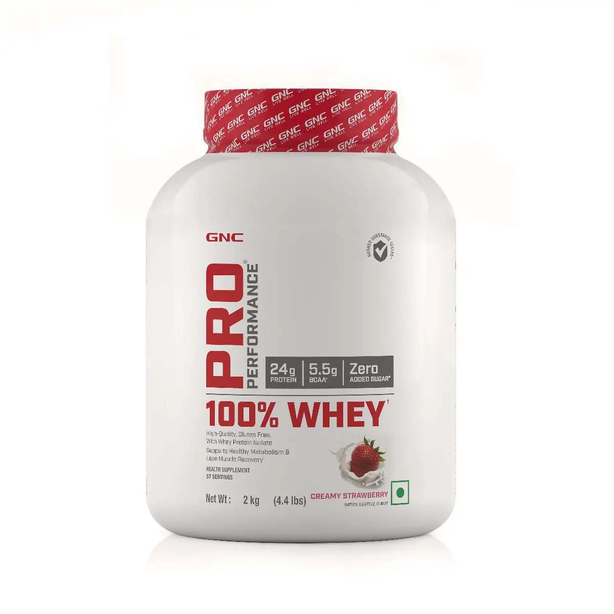 Gnc Pro Performance 100% Whey Protein 2Kg| Expiry - 2024-03-31 1