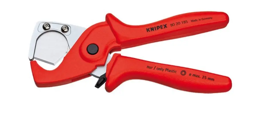 Knipex Hose And Tube Cutter 185Mm Plasticut 9020185Sb 1