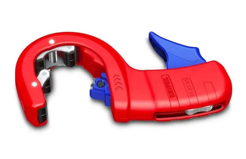 Knipex Pipe Cutter Dp50 For Plastic Drain Pipes 902301Bk 1