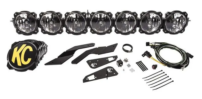 Kc Hilites 45" Pro6 Gravity® Overhead Led 7 Light Bar System For 17-23 Can Am X3 1