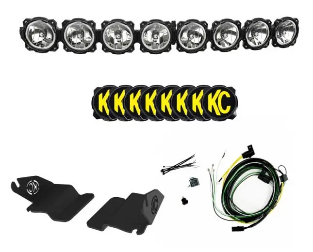 Kc Hilites 50" Pro6 Gravity® Overhead Led 8 Light Bar Kit For '21-Up Ford Bronco 1