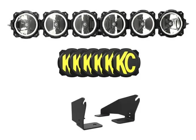 Kc Hilites 39" Pro6 Gravity® Overhead Led 6 Light Bar For '22-Up Polaris Rzr Pro R 1