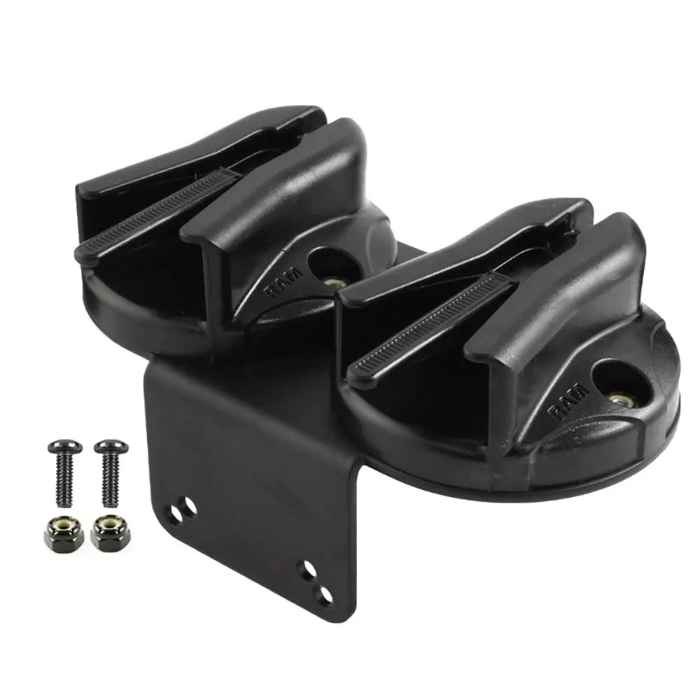 Ram Mount Ram Double Microphone Clip W/90-Degree Bracket F/Ram Tough-Box [Ram-Vc-Mc2] 1