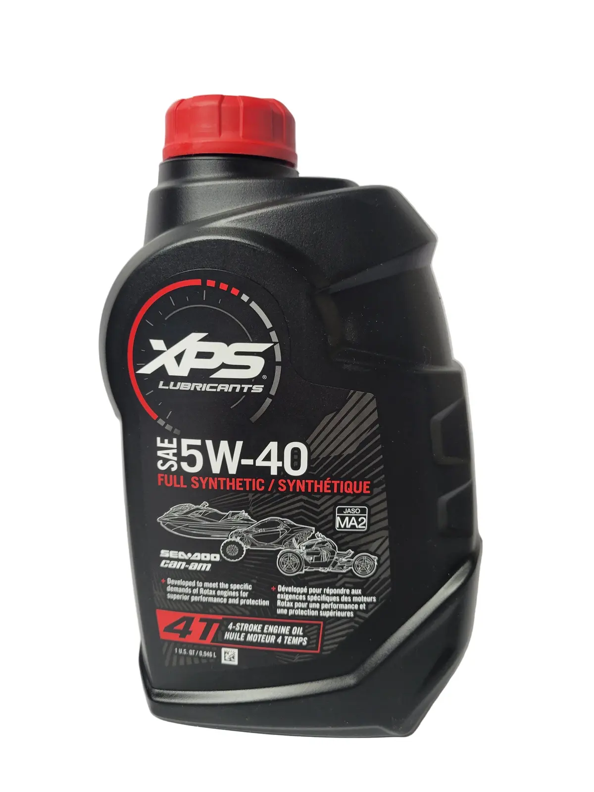 Brp Oem Xps 4T 5W-40 Synthetic Oil 1 Quart 9779492 1