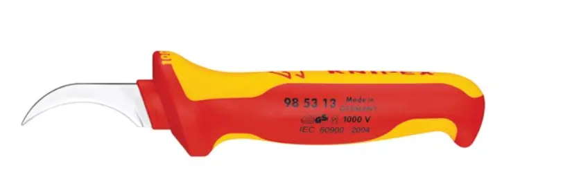 Knipex 1000V Dismantling Knife 180Mm 985313 1