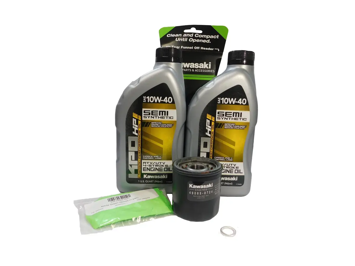 2005-2026 Kawasaki Mule Sx Oem Oil Change Kit 99974-0155 1