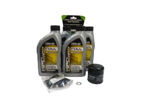 2012-2026 Kawasaki Oem Teryx Mule Pro 1000 Full Synthetic Oil Change Kit 99974-0160 1