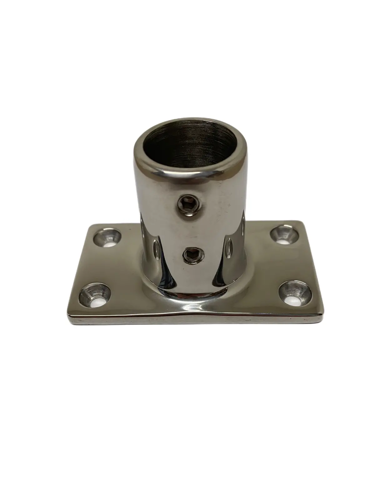 Marine Hardware  7/8" 90 Degree Rectangle Ss Base Rail Fitting Ssfb66041 1