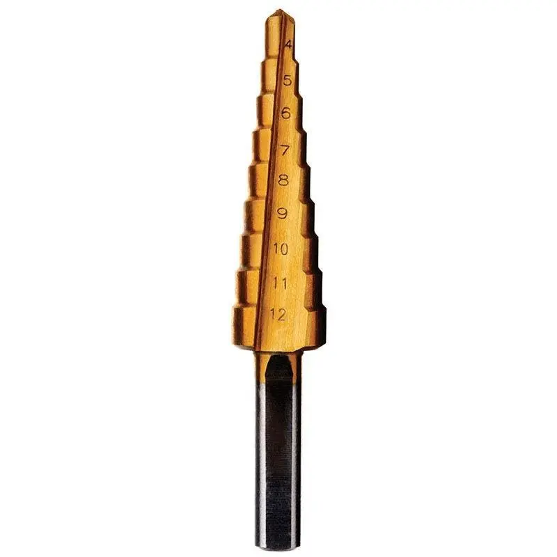 Alpha 1/4 - 3/4In Straight Flute Step Drill 9Sti14-34 1