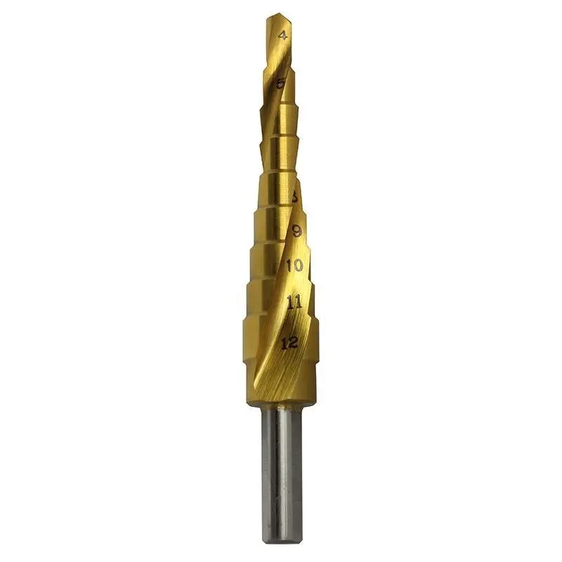 Alpha 4-12Mm Spiral Flute Step Drill 9Stsfm4-12S 1