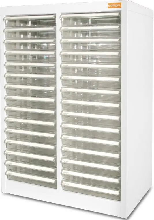 Geiger 30 Drawer A4 Parts Cabinet A4230p 1
