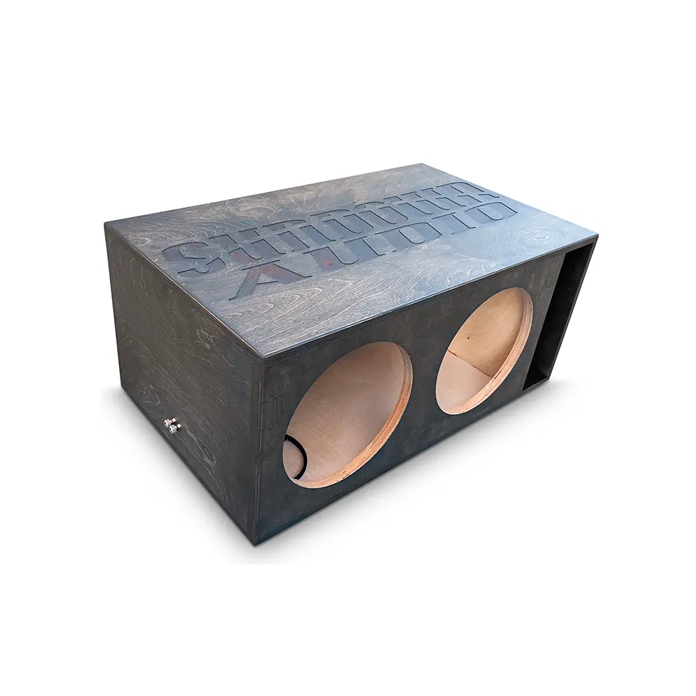 Sundown Sa V2 V3 Birch Dual 12" Ported Subwoofer Enclosure 3.5 Cu.Ft. Sub Box 1